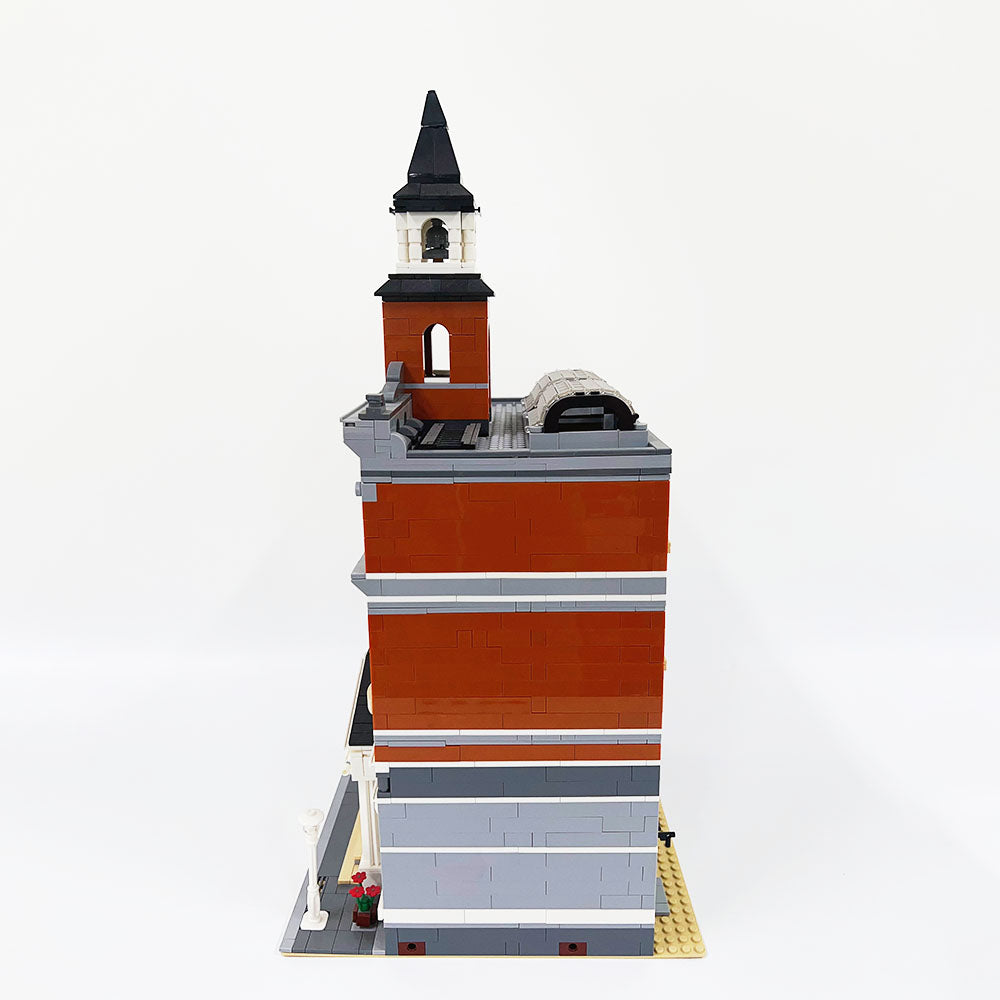 City Street View Town Hall 2766Pcs Building Blocks Bricks With Minifigures