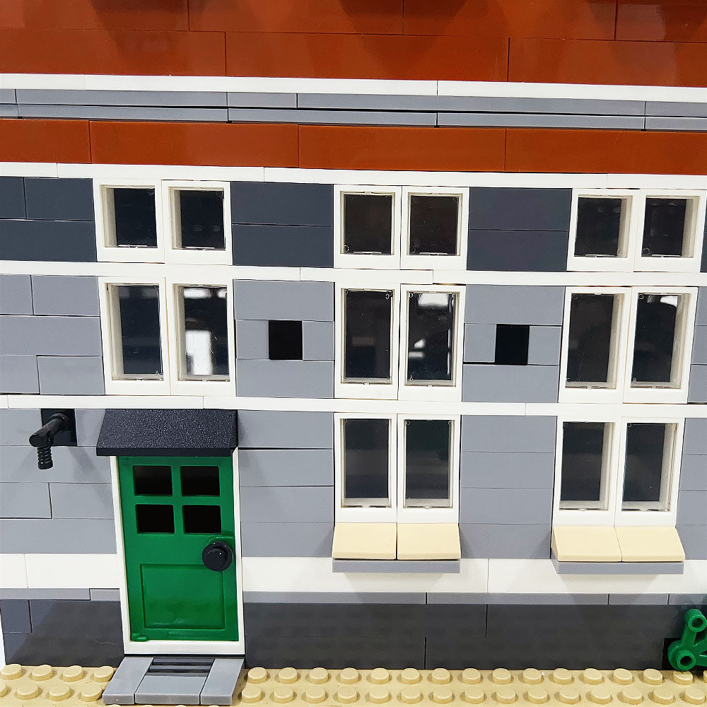 City Street View Town Hall 2766Pcs Building Blocks Bricks With Minifigures