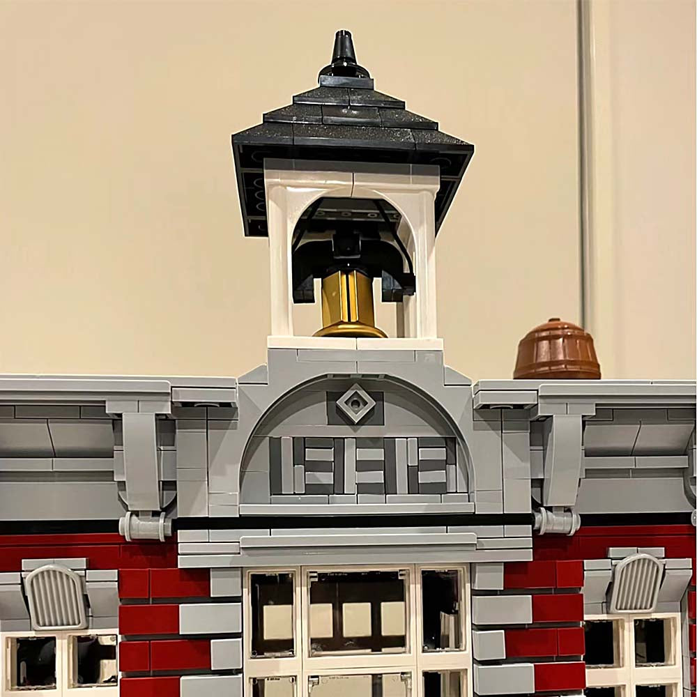 City Street View Fire Brigade 2231Pcs Building Blocks Bricks With Figures
