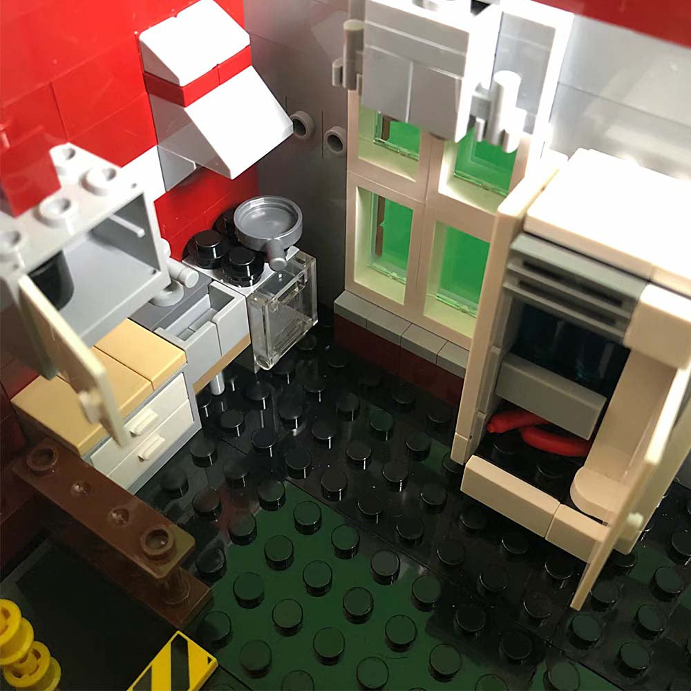 City Street View Fire Brigade 2231Pcs Building Blocks Bricks With Figures