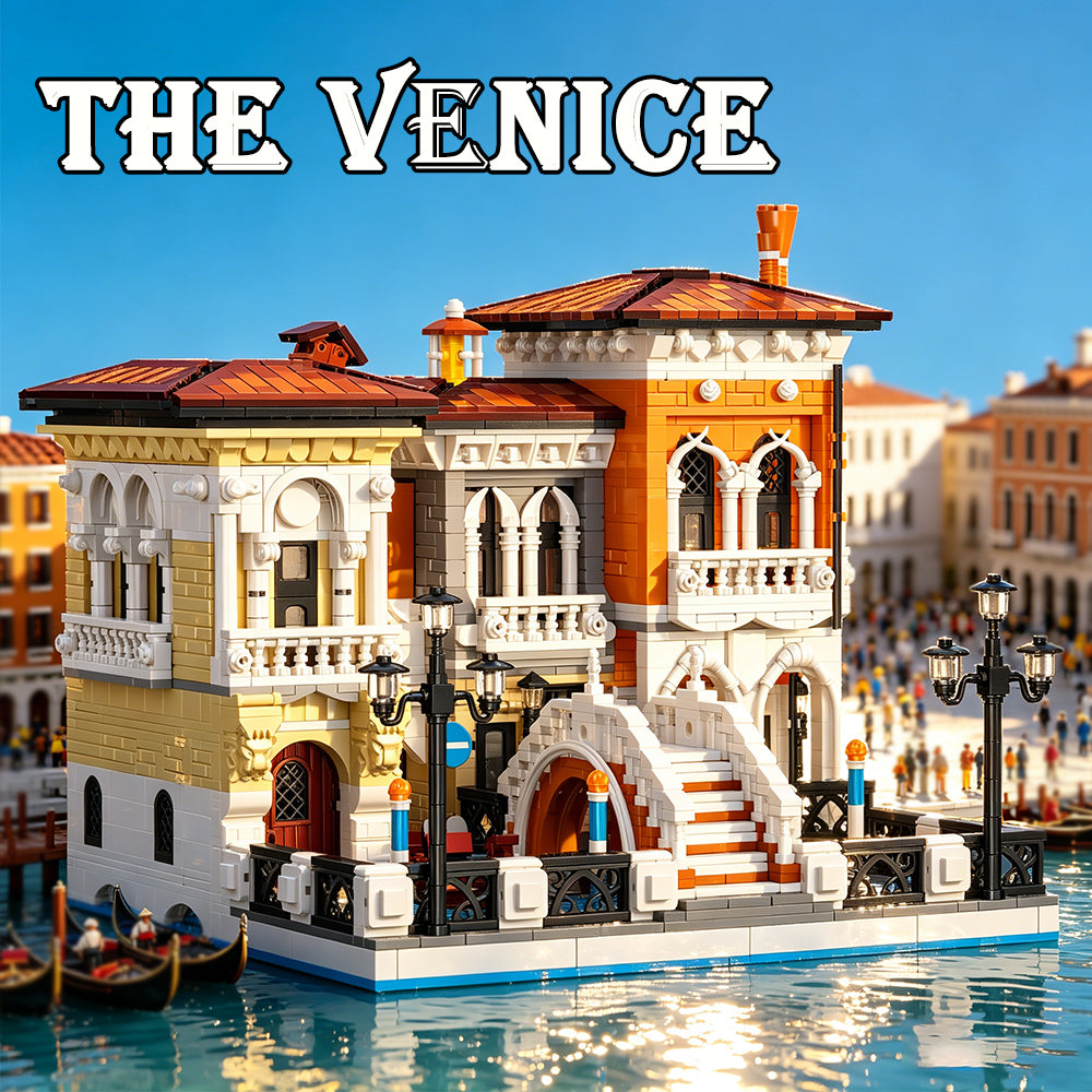 2926PCS Little Venice Building Blocks Bricks Toys Street View 57025