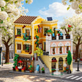 4507Pcs Roma Corner Store Building Blocks Bricks Toys Street View 10216