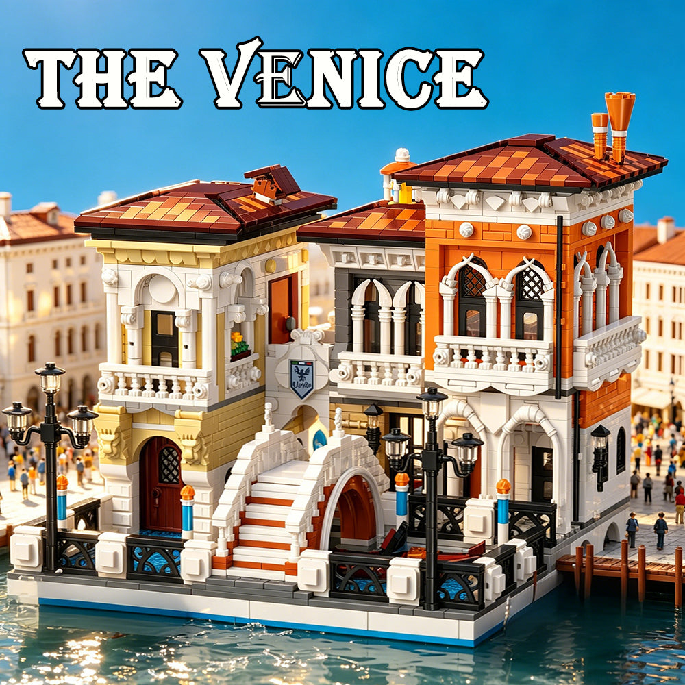 2926PCS Little Venice Building Blocks Bricks Toys Street View 57025