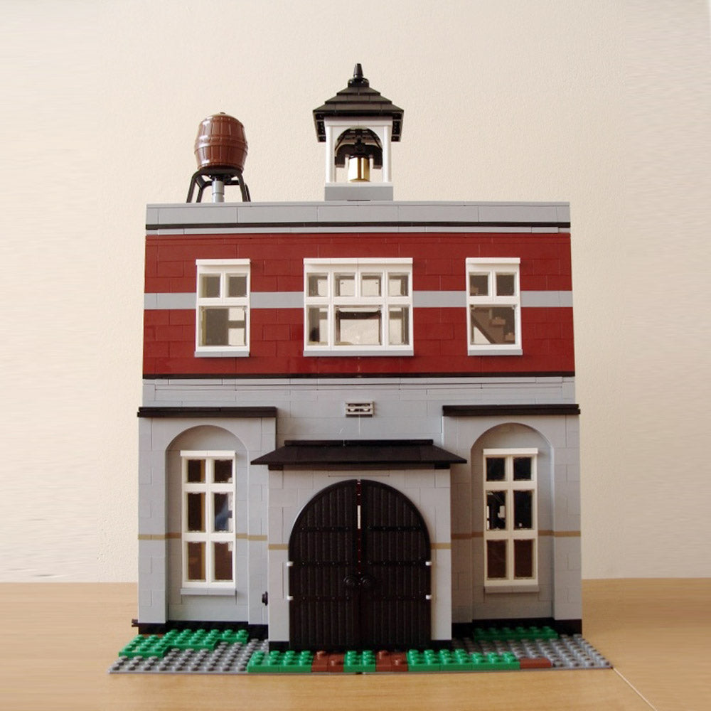 City Street View Fire Brigade 2231Pcs Building Blocks Bricks With Figures